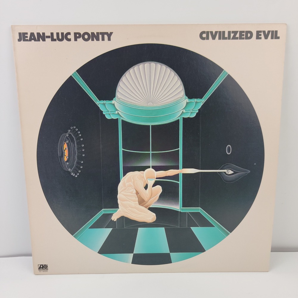 Jean-Luc Ponty Civilized Evil Vinyl LP 1980 Atlantic SD 16020 Jazz Fusion